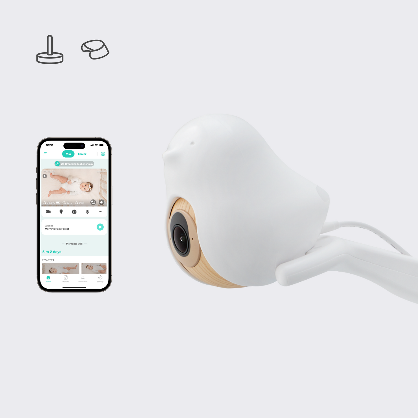 Cubo Ai Smart Baby Monitor 3